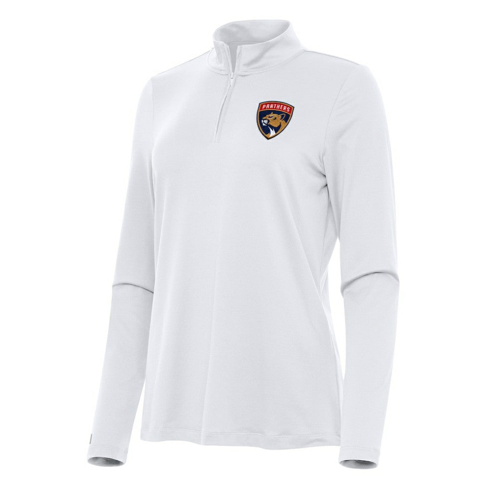 NHL White Florida Panthers Antigua Women's Reprocess Quarter-Zip Top