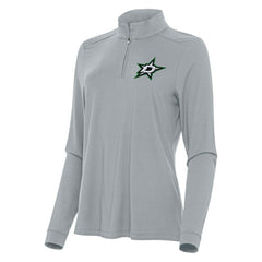 NHL Gray Dallas Stars Antigua Women's Intent Quarter-Zip Top