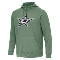 NHL Hunter Green Dallas Stars Antigua Cloud Pullover Hoodie