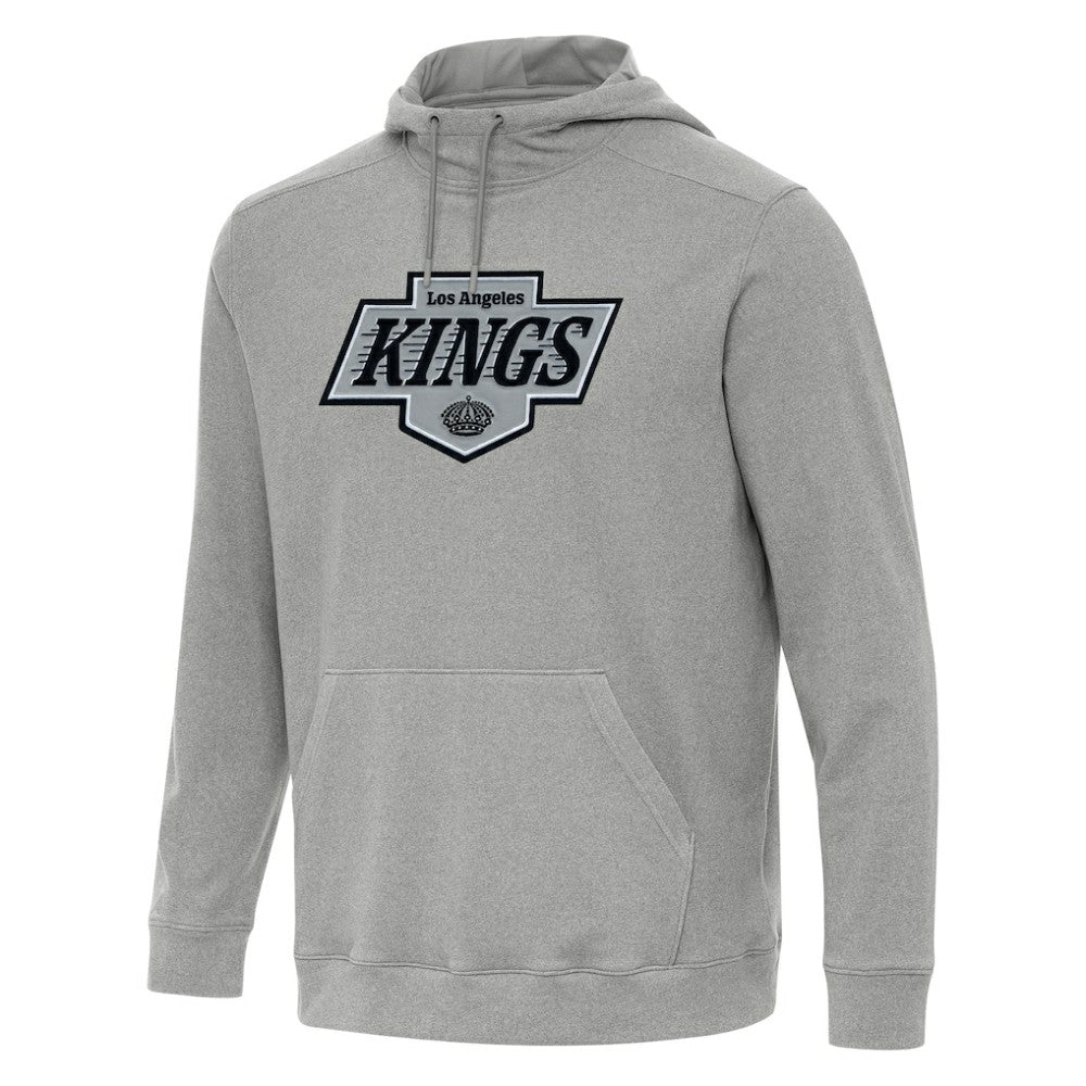 NHL Heather Gray Los Angeles Kings Antigua Cloud Pullover Hoodie