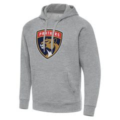 NHL Heather Gray Florida Panthers Antigua Big & Tall Victory Pullover Hoodie
