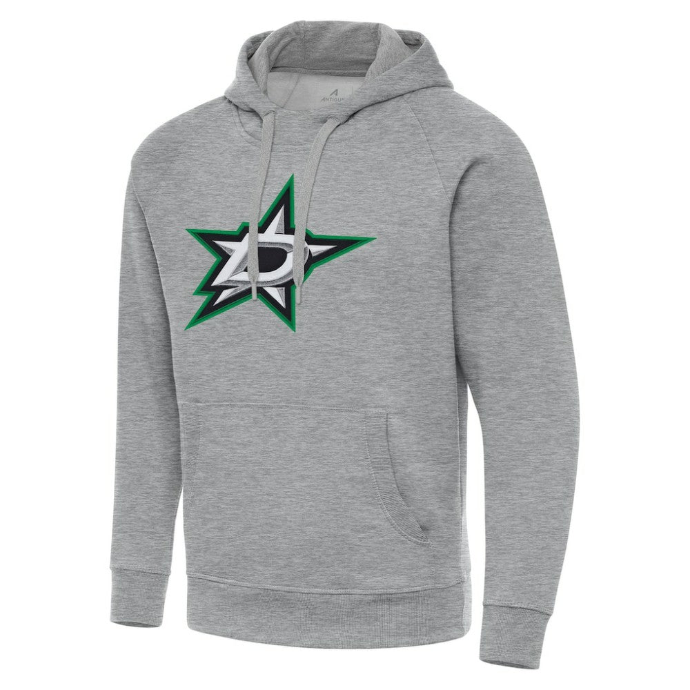 NHL Heather Gray Dallas Stars Antigua Big & Tall Victory Pullover Hoodie