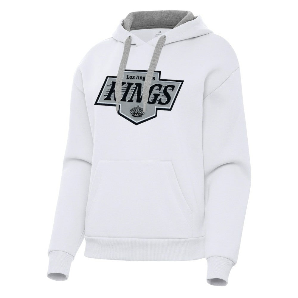 NHL White Los Angeles Kings Antigua Women's Victory Pullover Hoodie