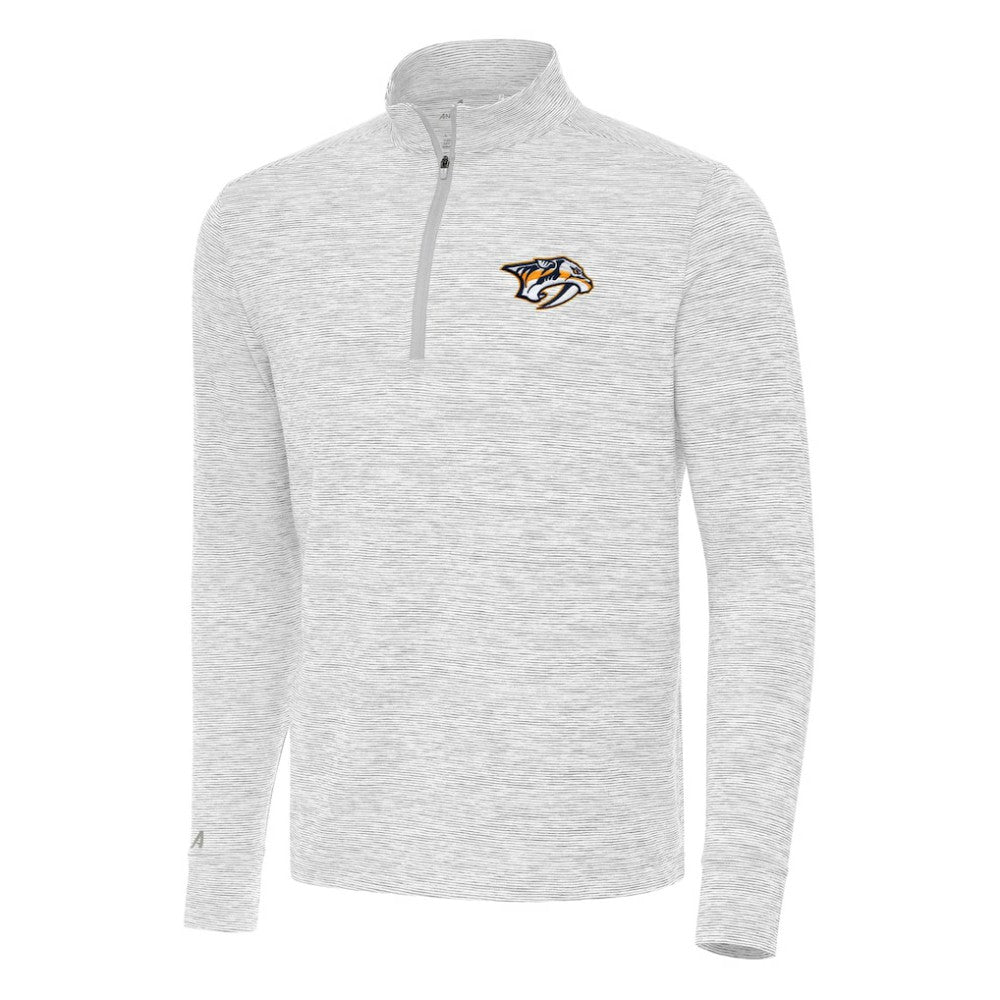 NHL Gray Nashville Predators Antigua Cause Quarter-Zip Top