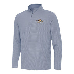 NHL Navy Nashville Predators Antigua Twine Quarter-Zip Top