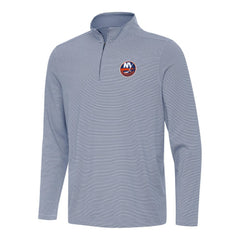 NHL Navy New York Islanders Antigua Twine Quarter-Zip Top