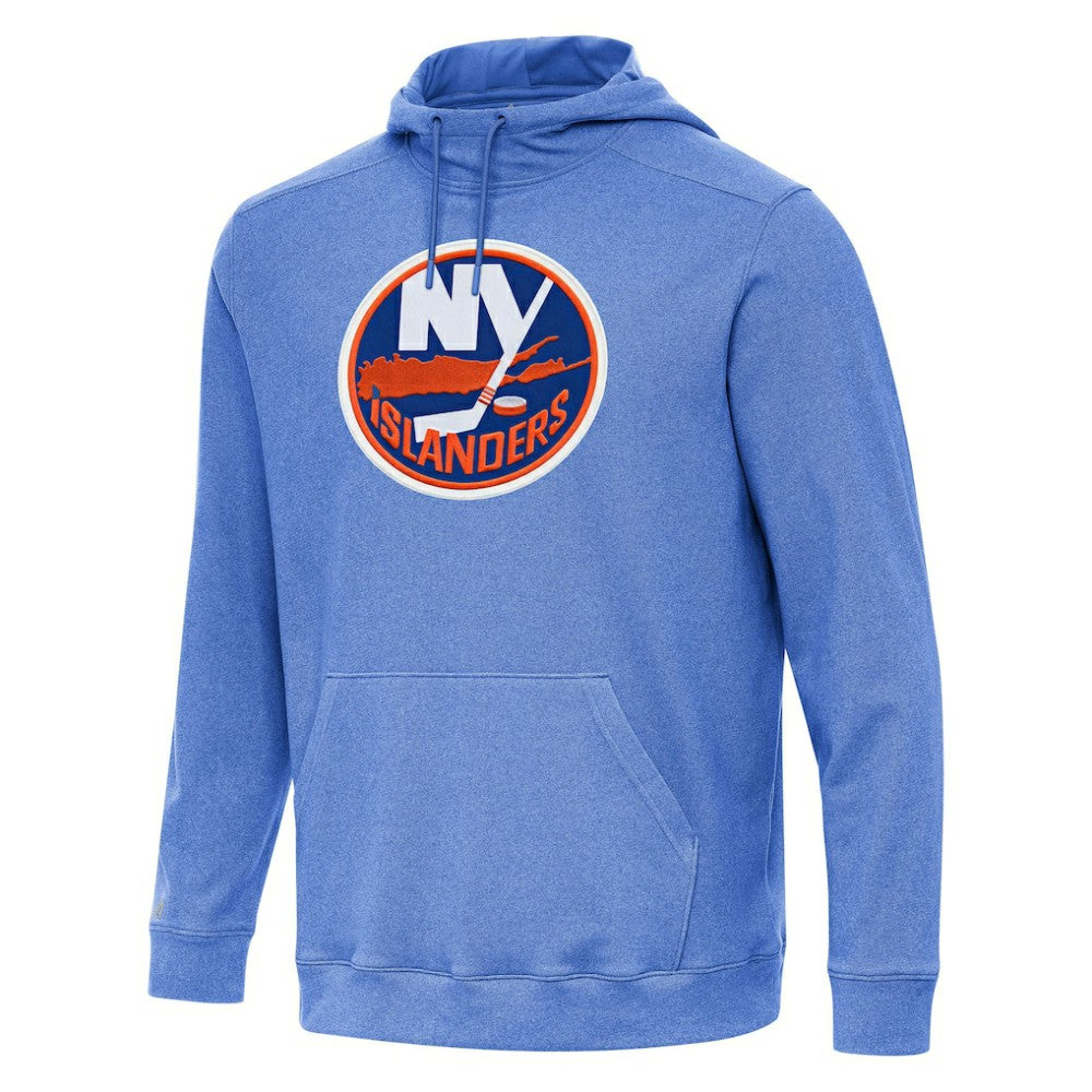 NHL Heather Royal New York Islanders Antigua Cloud Pullover Hoodie