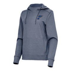 NHL Heather Navy St. Louis Blues Antigua Women's Justice Pullover Hoodie