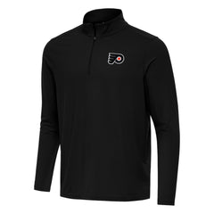 NHL Black Philadelphia Flyers Antigua Intent Quarter-Zip Top