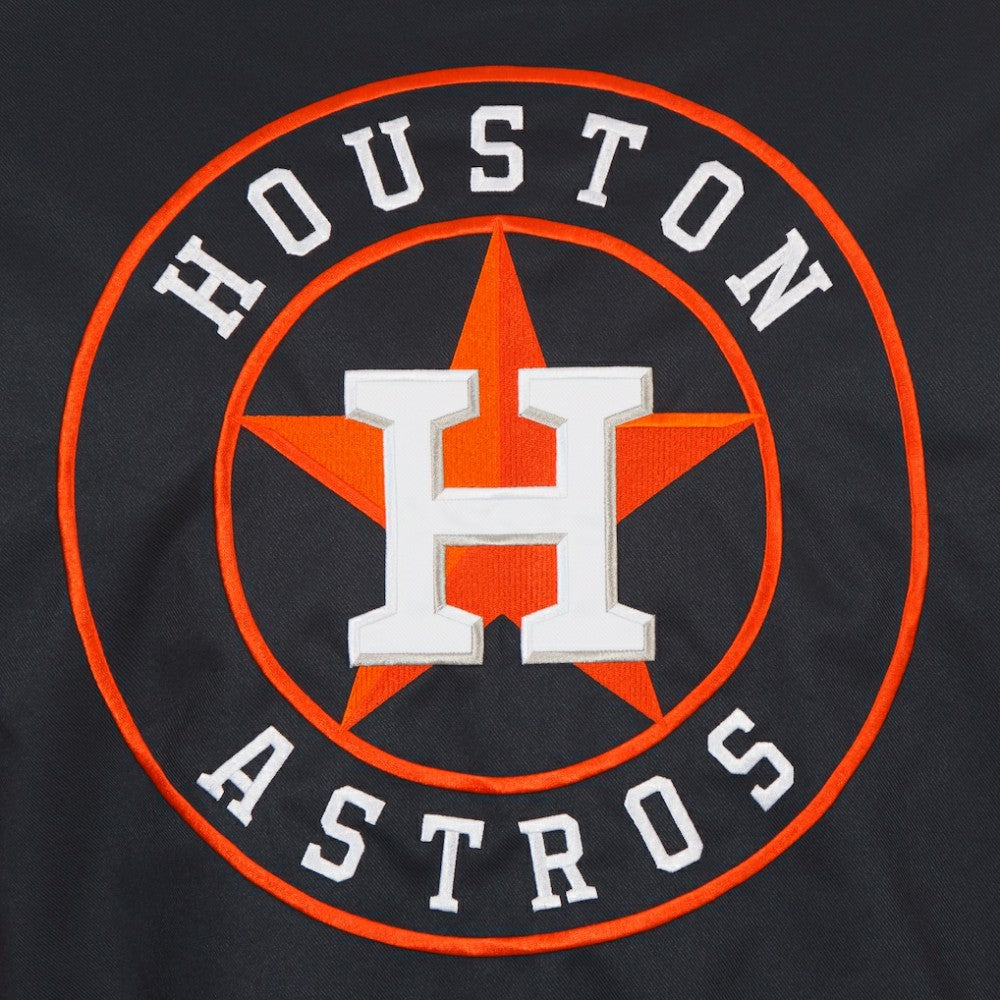 MLB Houston Astros JH Design Youth Reversible Fleece Full-Snap Hoodie Jacket