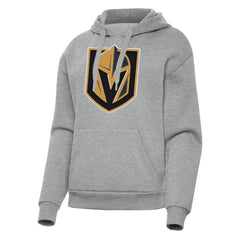 NHL Heather Gray Vegas Golden Knights Antigua Women's Victory Pullover Hoodie