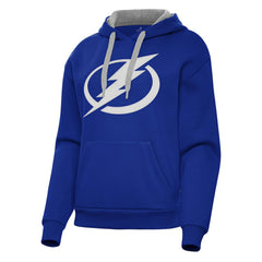 NHL Blue Tampa Bay Lightning Antigua Women's Victory Pullover Hoodie