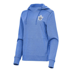 NHL Heather Royal Toronto Maple Leafs Antigua Women's Justice Pullover Hoodie