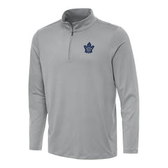 NHL Gray Toronto Maple Leafs Antigua Reprocess Quarter-Zip Top