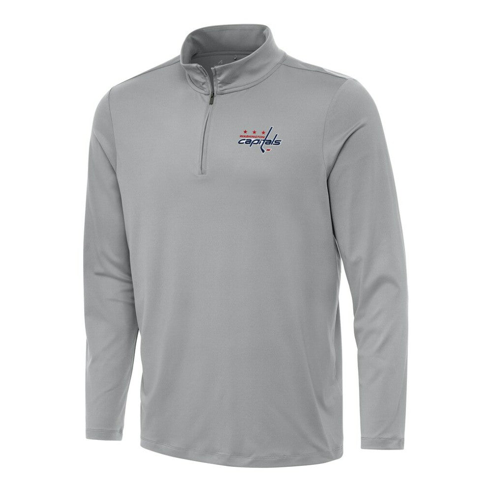 NHL Gray Washington Capitals Antigua Reprocess Quarter-Zip Top