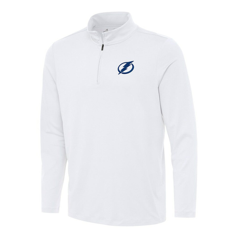NHL White Tampa Bay Lightning Antigua Reprocess Quarter-Zip Top