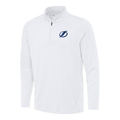NHL White Tampa Bay Lightning Antigua Reprocess Quarter-Zip Top