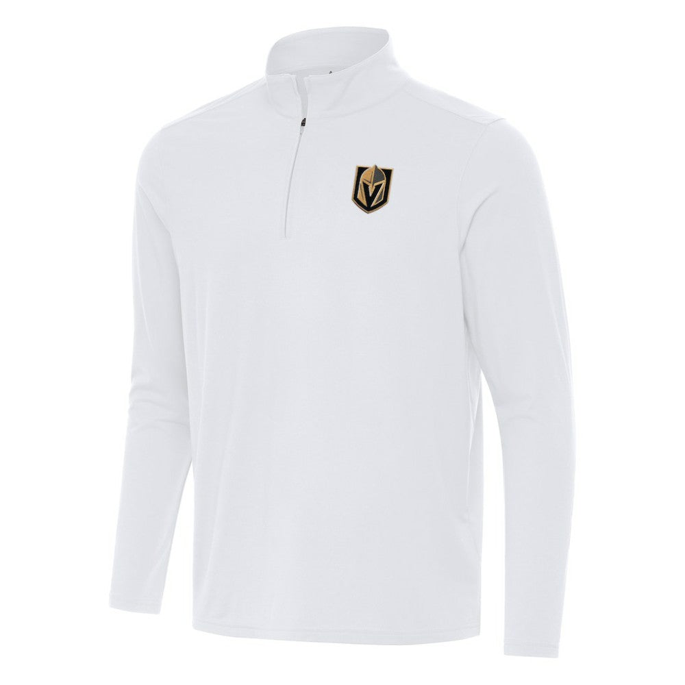 NHL White Vegas Golden Knights Antigua Intent Quarter-Zip Top