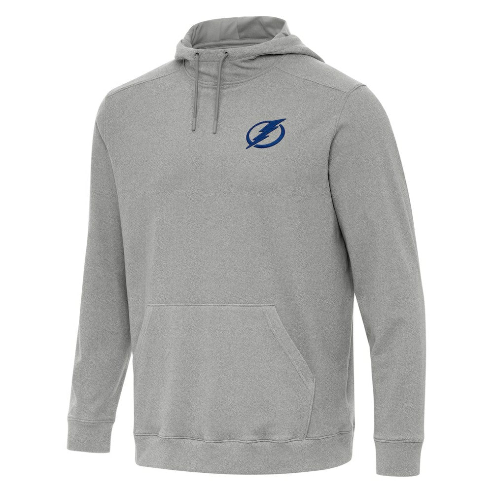 NHL Heather Gray Tampa Bay Lightning Antigua Cloud Pullover Hoodie