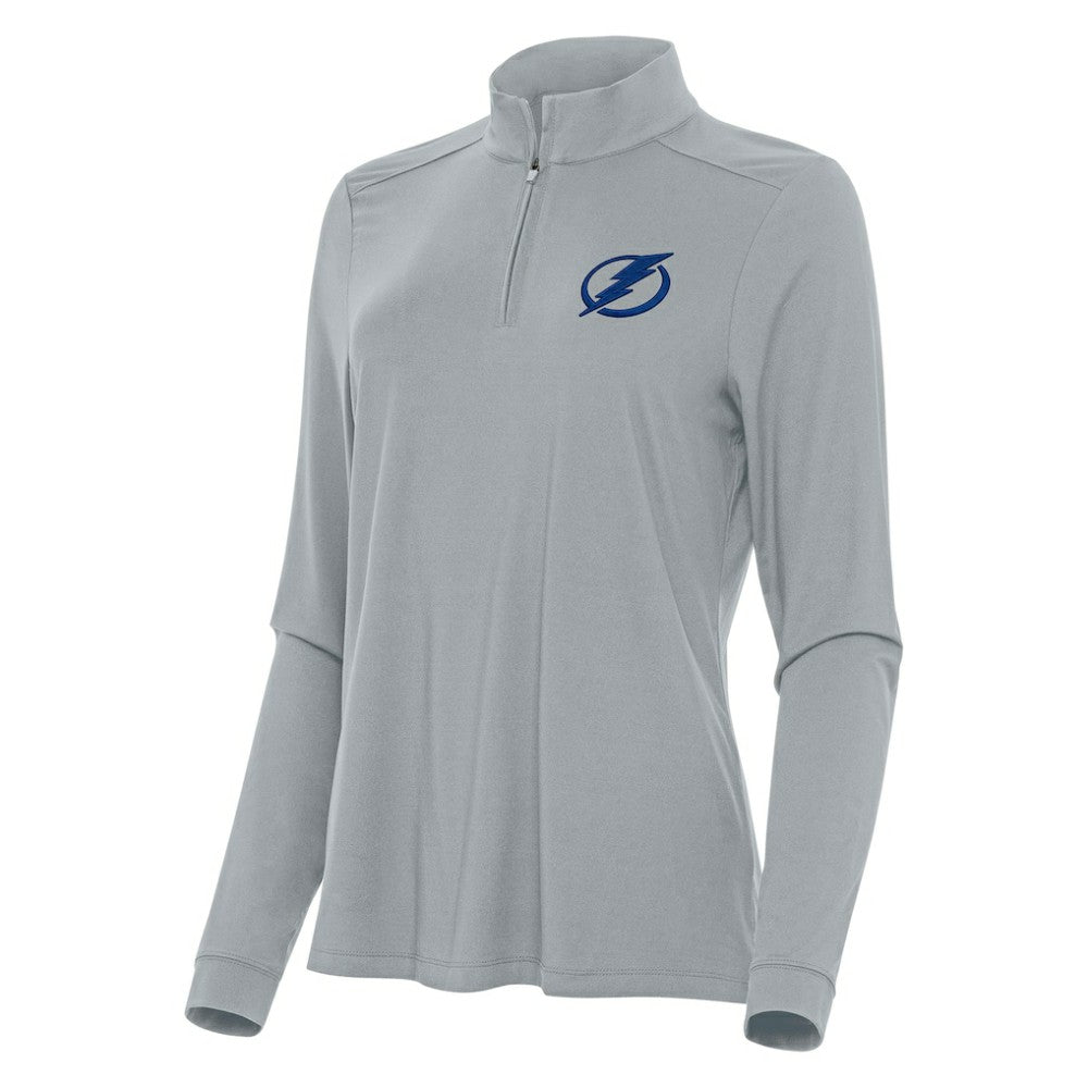 NHL Gray Tampa Bay Lightning Antigua Women's Intent Quarter-Zip Top