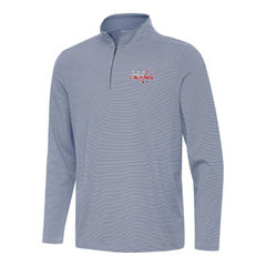 NHL Navy Washington Capitals Antigua Twine Quarter-Zip Top