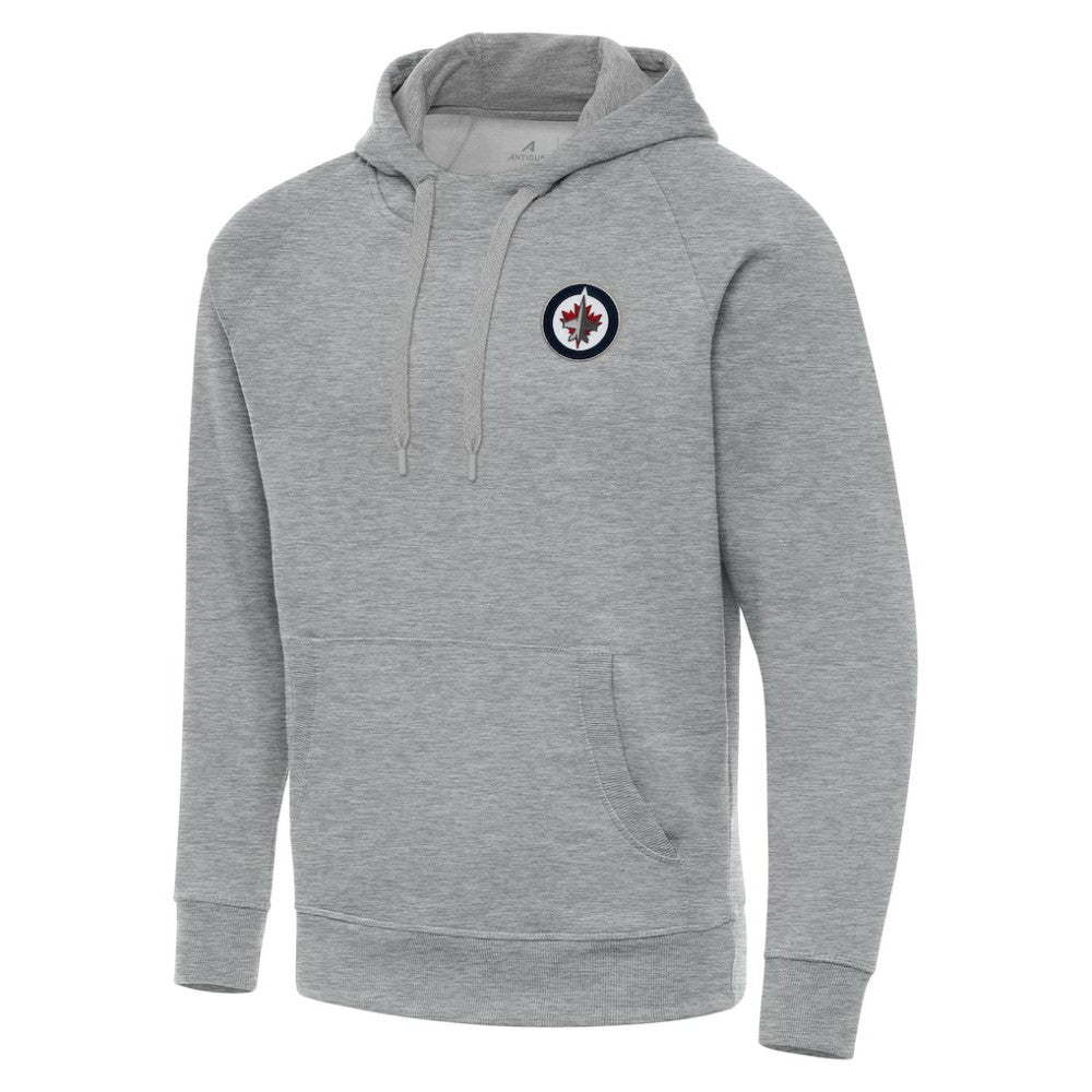 NHL Heather Gray Winnipeg Jets Antigua Big & Tall Victory Pullover Hoodie
