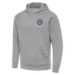 NHL Heather Gray Winnipeg Jets Antigua Big & Tall Victory Pullover Hoodie