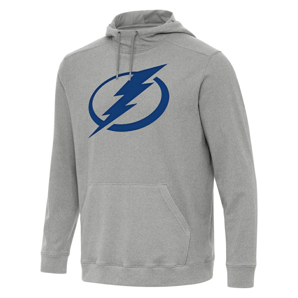 NHL Heather Gray Tampa Bay Lightning Antigua Cloud Pullover Hoodie