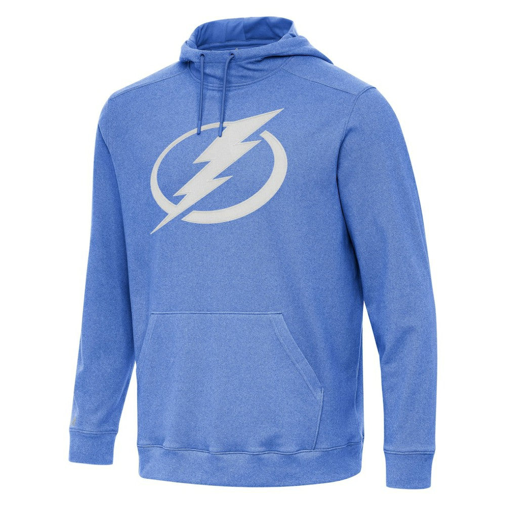 NHL Heather Royal Tampa Bay Lightning Antigua Cloud Pullover Hoodie
