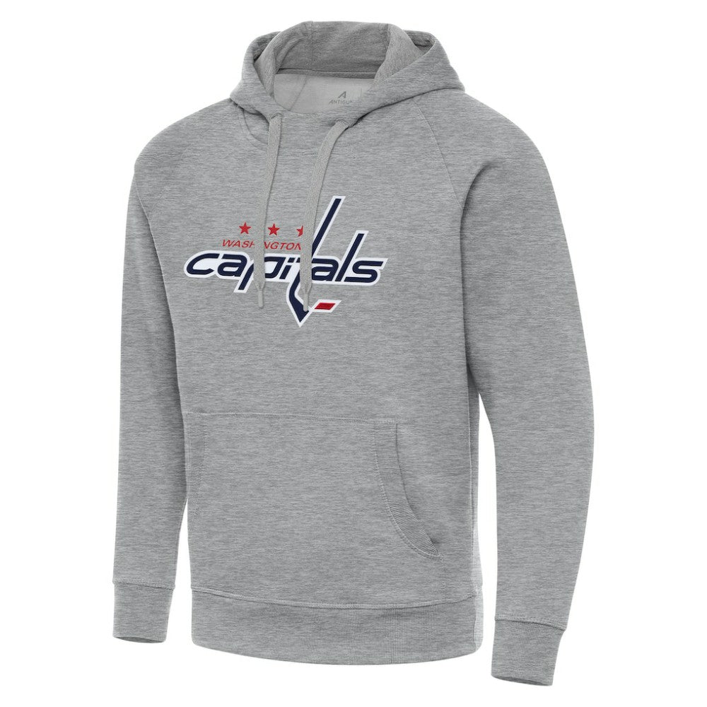 NHL Heather Gray Washington Capitals Antigua Big & Tall Victory Pullover Hoodie