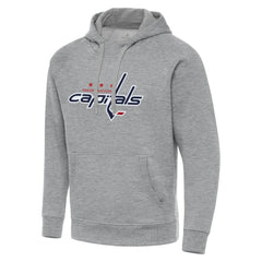 NHL Heather Gray Washington Capitals Antigua Big & Tall Victory Pullover Hoodie
