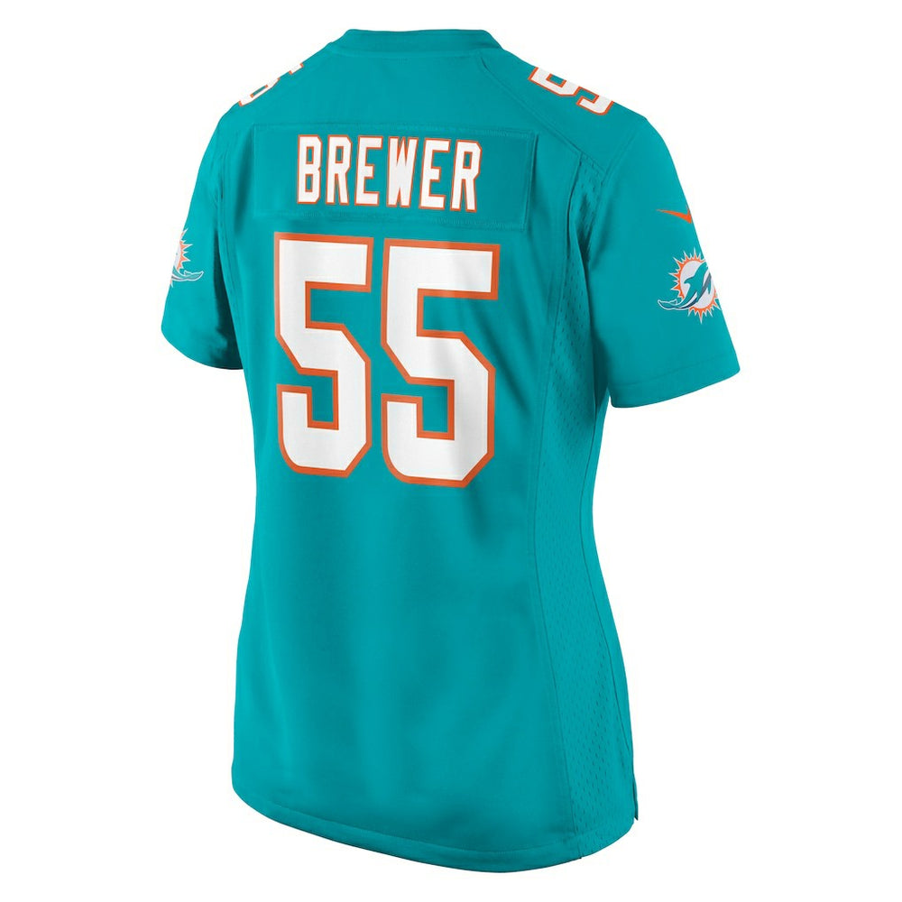 Aaron Brewer  Women's Game Jersey - Miami Dolphins