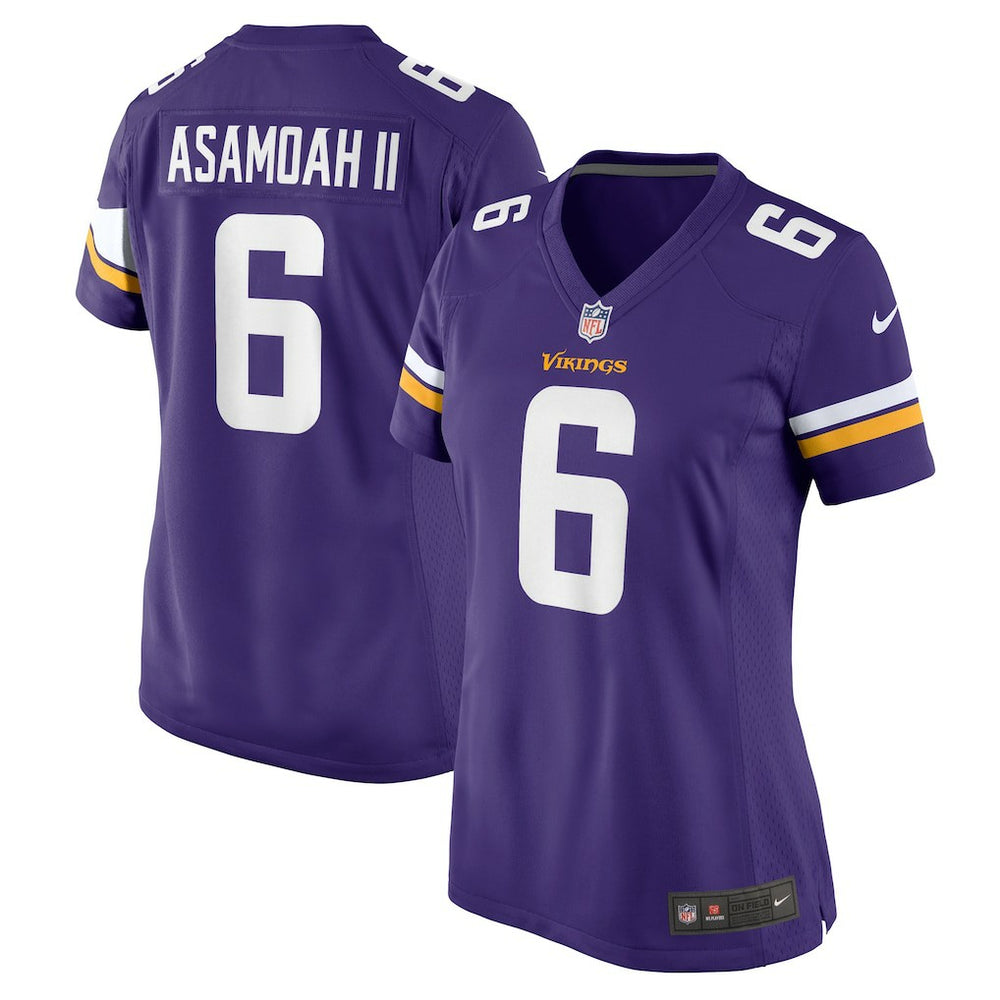 Brian Asamoah II  Women's Game Jersey - Minnesota Vikings