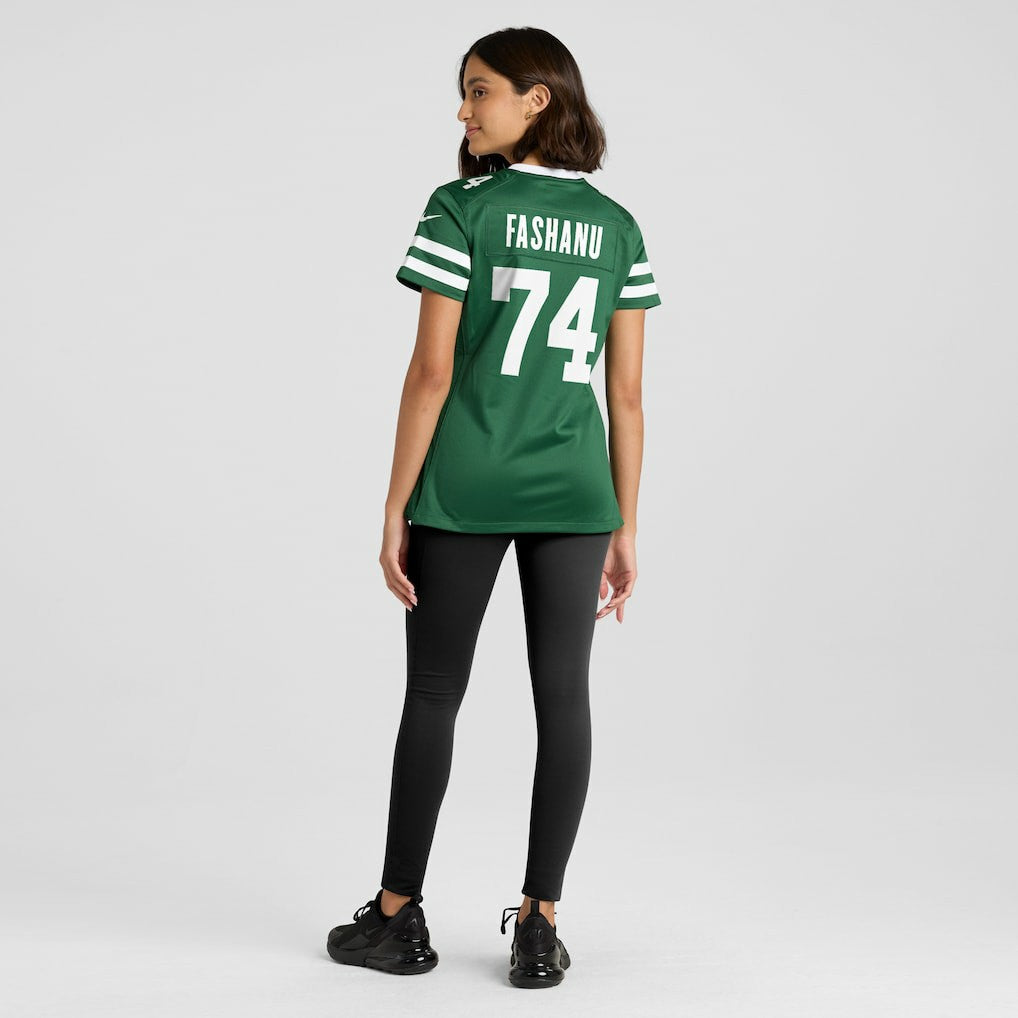 Olu Fashanu  Women's Game Jersey - New York Jets