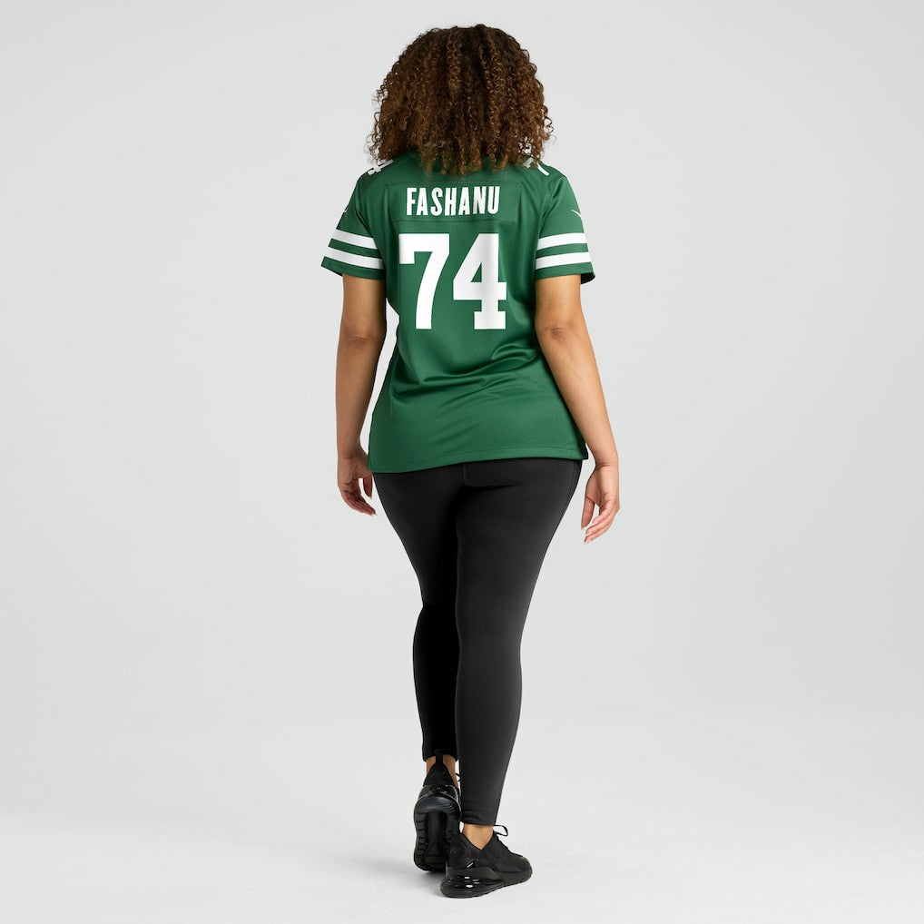 Olu Fashanu  Women's Game Jersey - New York Jets