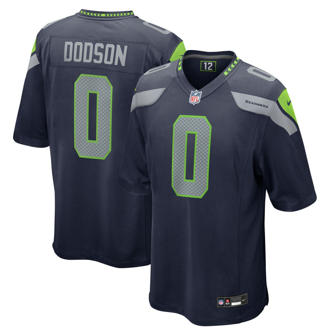 Tyrel Dodson  Game Jersey - Seattle Seahawks
