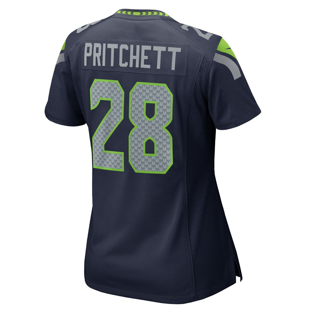Nehemiah Pritchett  Women's Team Game Jersey - Seattle Seahawks