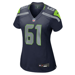 Jalen Sundell  Women's Team Game Jersey - Seattle Seahawks