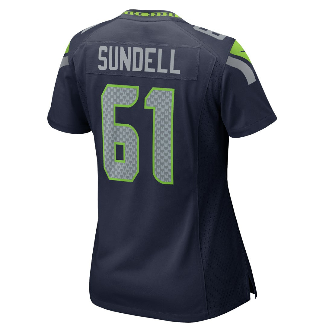 Jalen Sundell  Women's Team Game Jersey - Seattle Seahawks