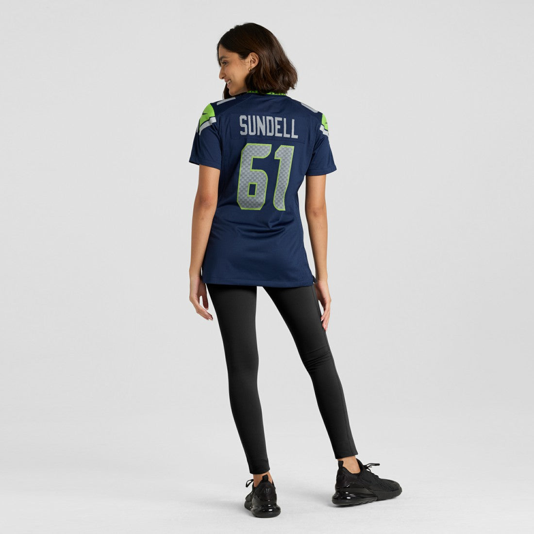 Jalen Sundell  Women's Team Game Jersey - Seattle Seahawks