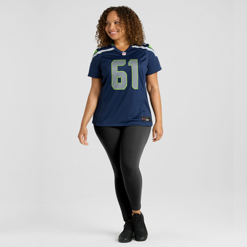 Jalen Sundell  Women's Team Game Jersey - Seattle Seahawks