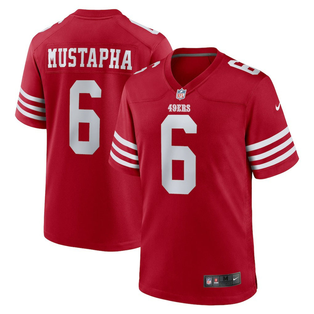 Malik Mustapha  Game Jersey - San Francisco 49ers