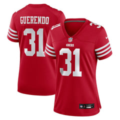 Isaac Guerendo  Women's Team Game Jersey - San Francisco 49ers