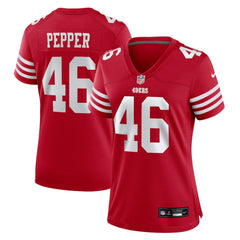 Taybor Pepper  Women's Team Game Jersey - San Francisco 49ers