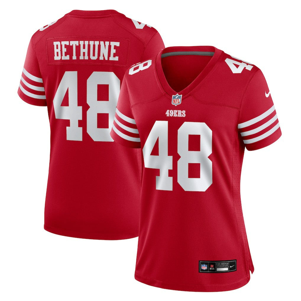 Tatum Bethune  Women's Team Game Jersey - San Francisco 49ers