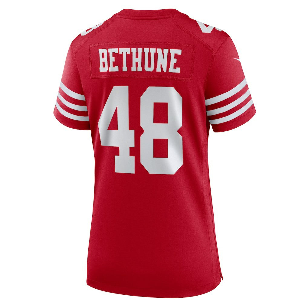 Tatum Bethune  Women's Team Game Jersey - San Francisco 49ers