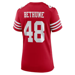Tatum Bethune  Women's Team Game Jersey - San Francisco 49ers