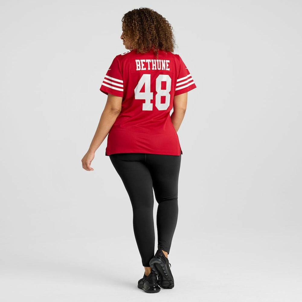 Tatum Bethune  Women's Team Game Jersey - San Francisco 49ers