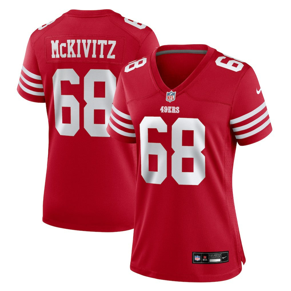 Colton McKivitz  Women's Team Game Jersey - San Francisco 49ers