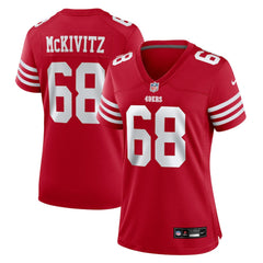 Colton McKivitz  Women's Team Game Jersey - San Francisco 49ers